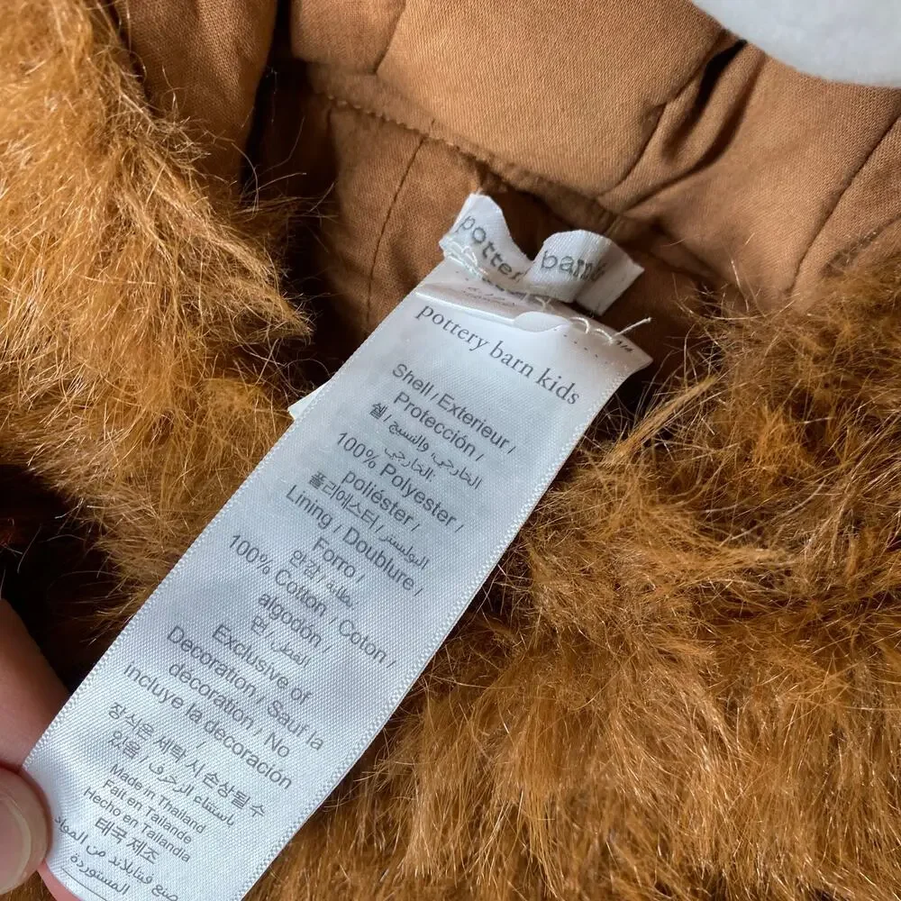 Pottery Barn Kids Costumes Highland Cow Brown Cow Size 6-12m EUC - Picture 12 of 12